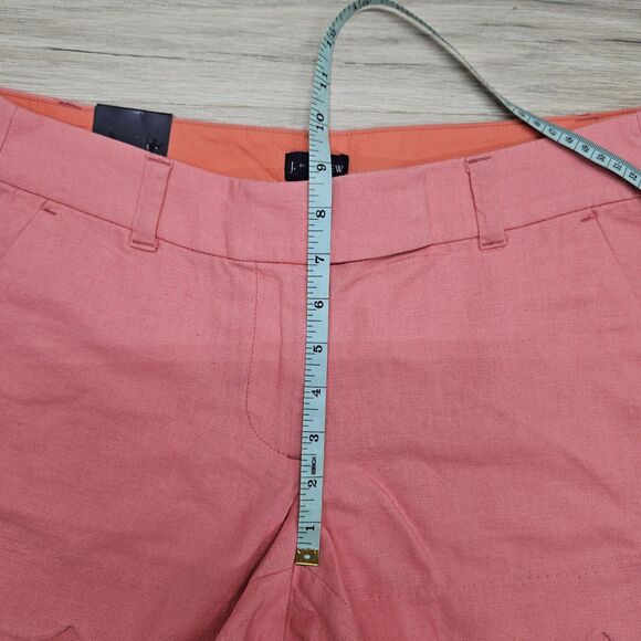 J. Crew Womens Salmon Pink Scalloped Chino Shorts Size 6 - Picture 5 of 7